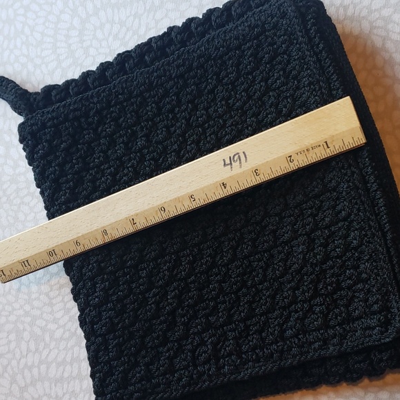 The Sak Original Black Crochet Shoulder Bag - Picture 12 of 14